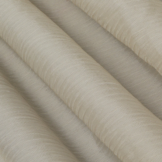 White Color Chinon Crush Tissue Fabric