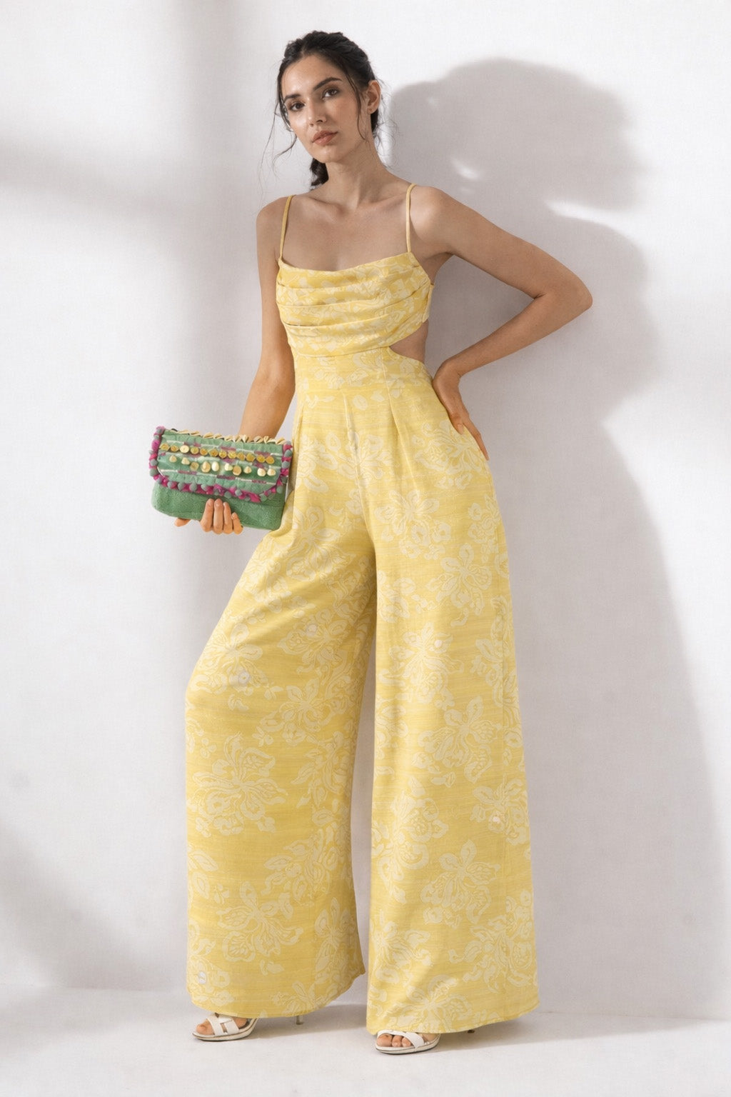 Cotton Stripe Embroidery Fabric