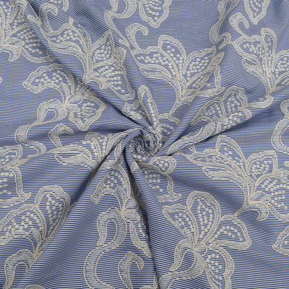 Cotton Stripe Embroidery Fabric