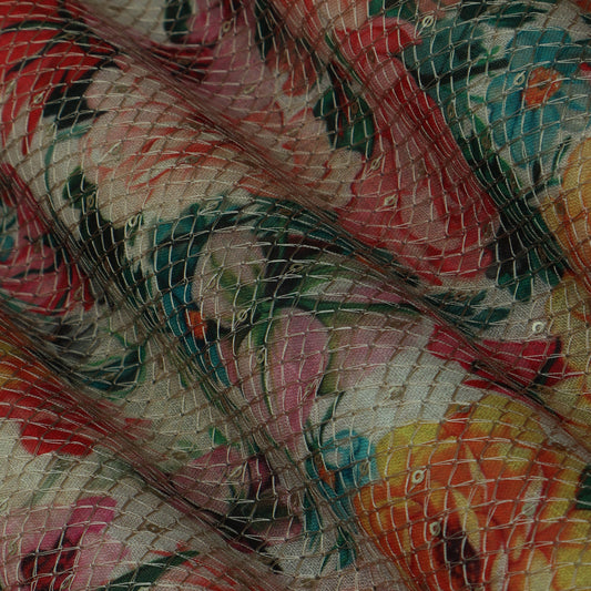 Colored Linen Embroidery Fabric