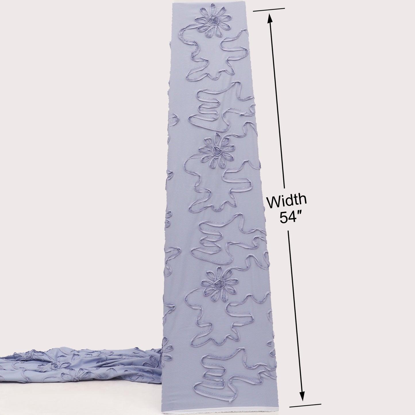 Cotton Stripe Embroidery Fabric