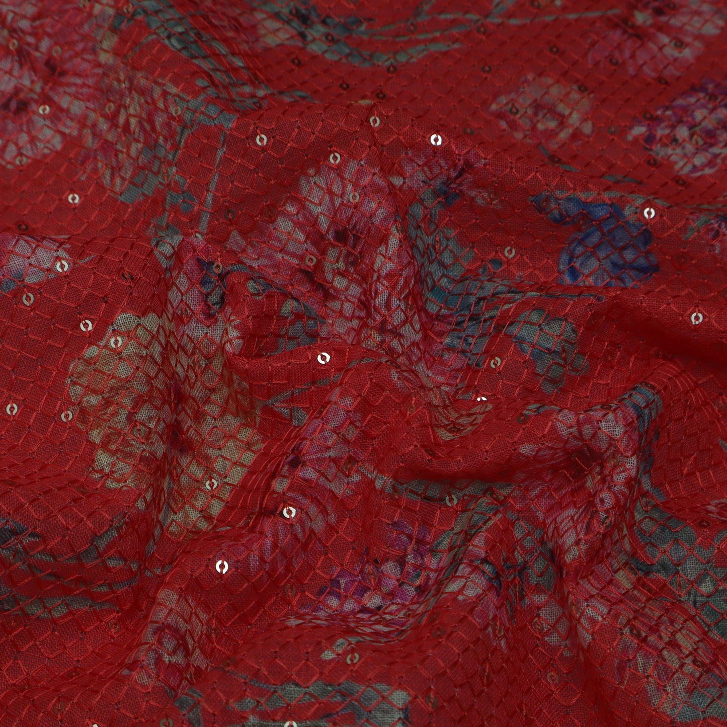 Colored Linen Embroidery Fabric