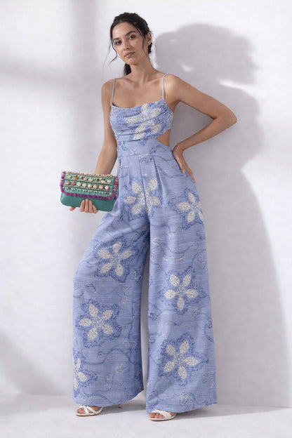 Cotton Stripe Embroidery Fabric
