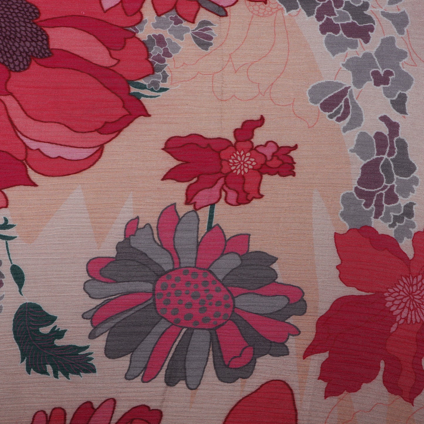 Multi-Color Chinon Crush Print Fabric