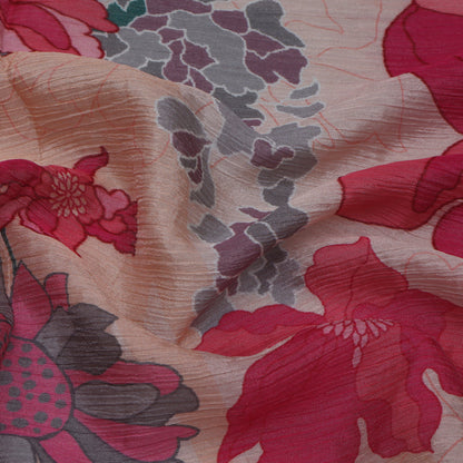 Multi-Color Chinon Crush Print Fabric
