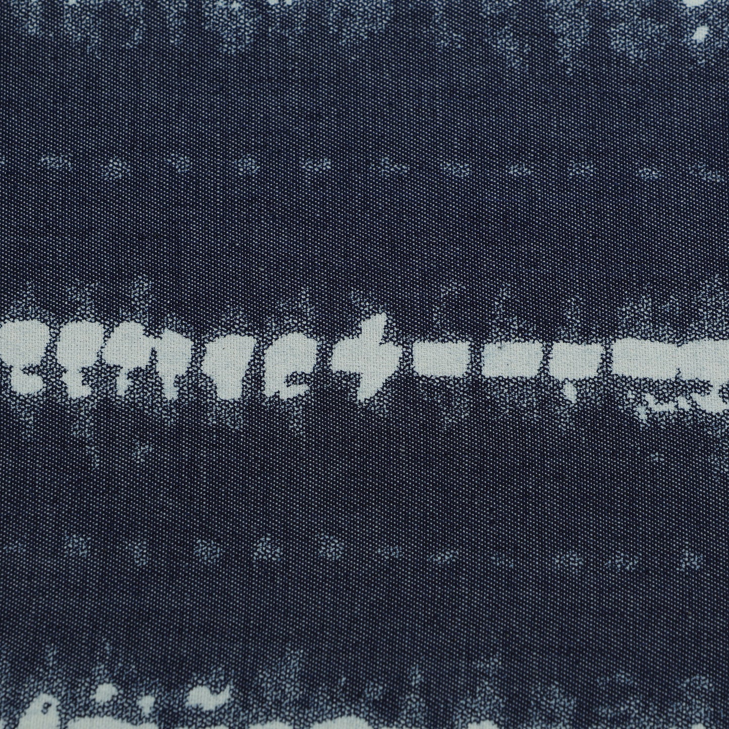 Denim Print Pattern Fabric