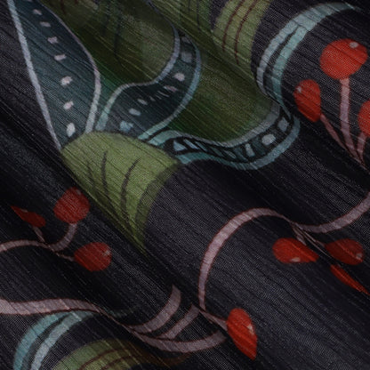 Multi-Color Chinon Crush Print Fabric