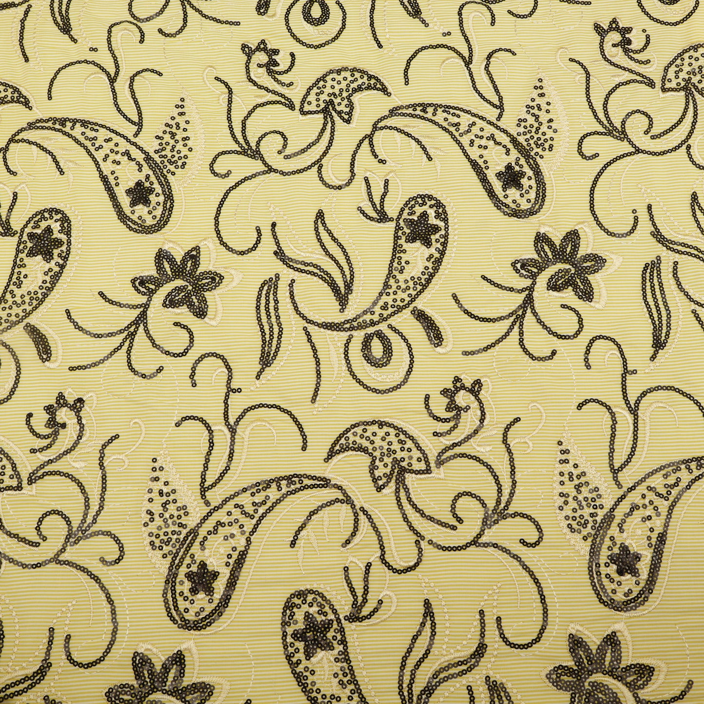 Cotton Stripe Embroidery Fabric