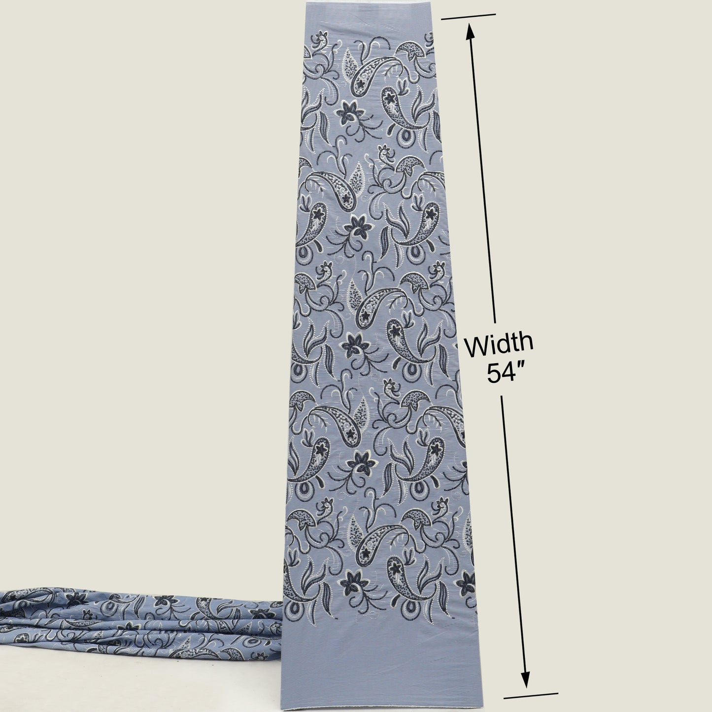 Cotton Stripe Embroidery Fabric