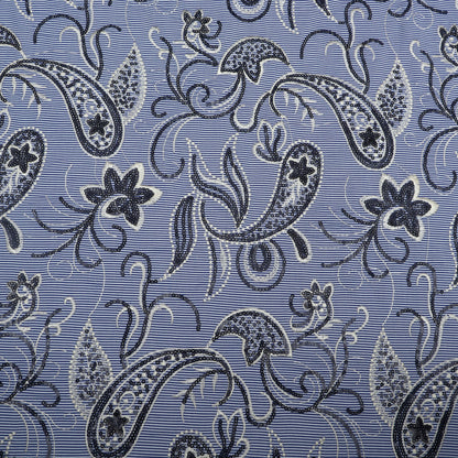 Cotton Stripe Embroidery Fabric