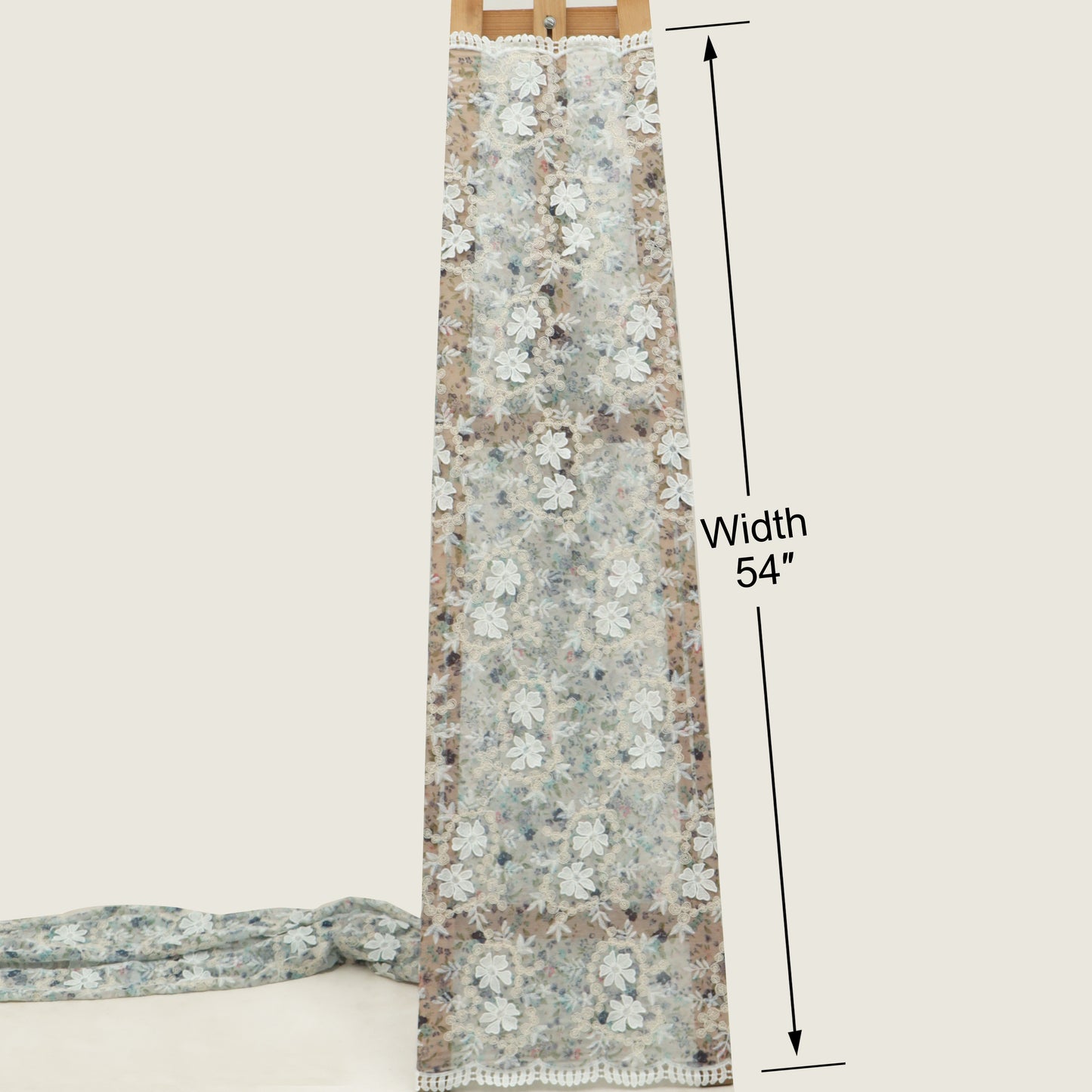 Chiffon Embroidery Fabric