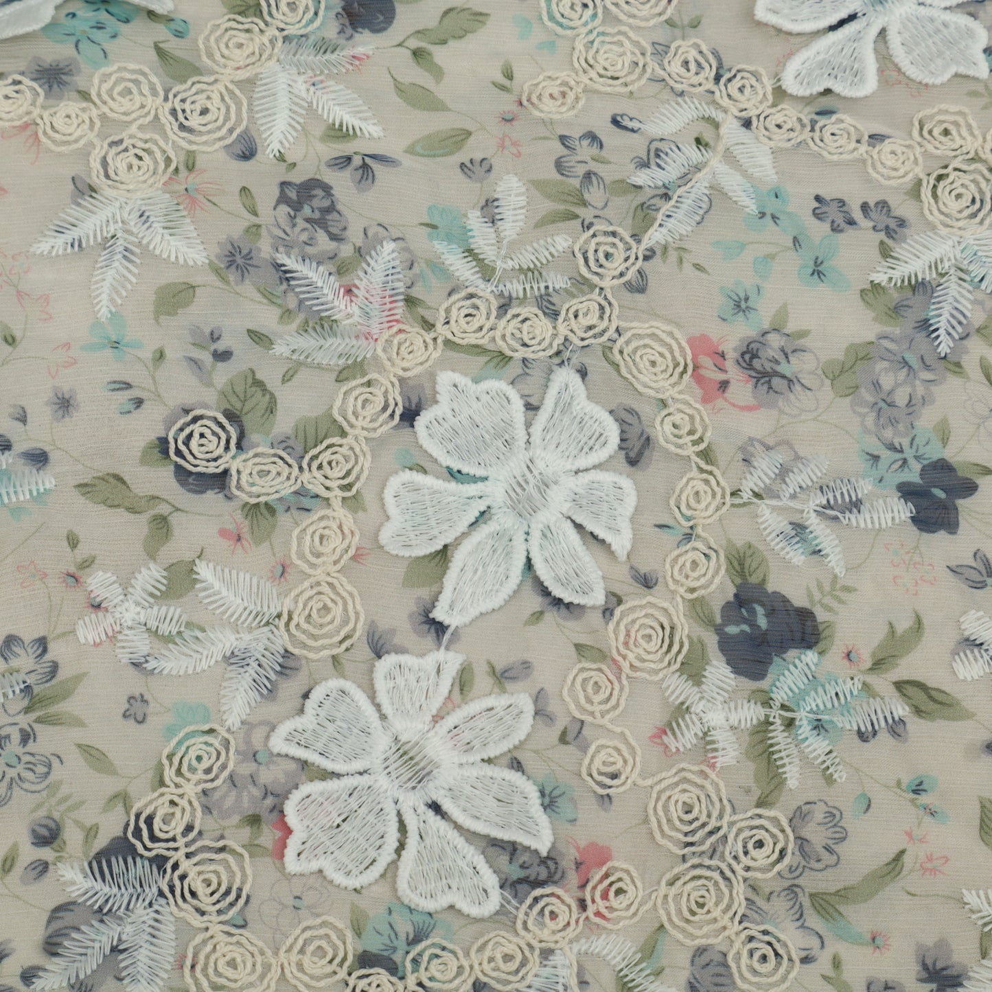 Chiffon Embroidery Fabric