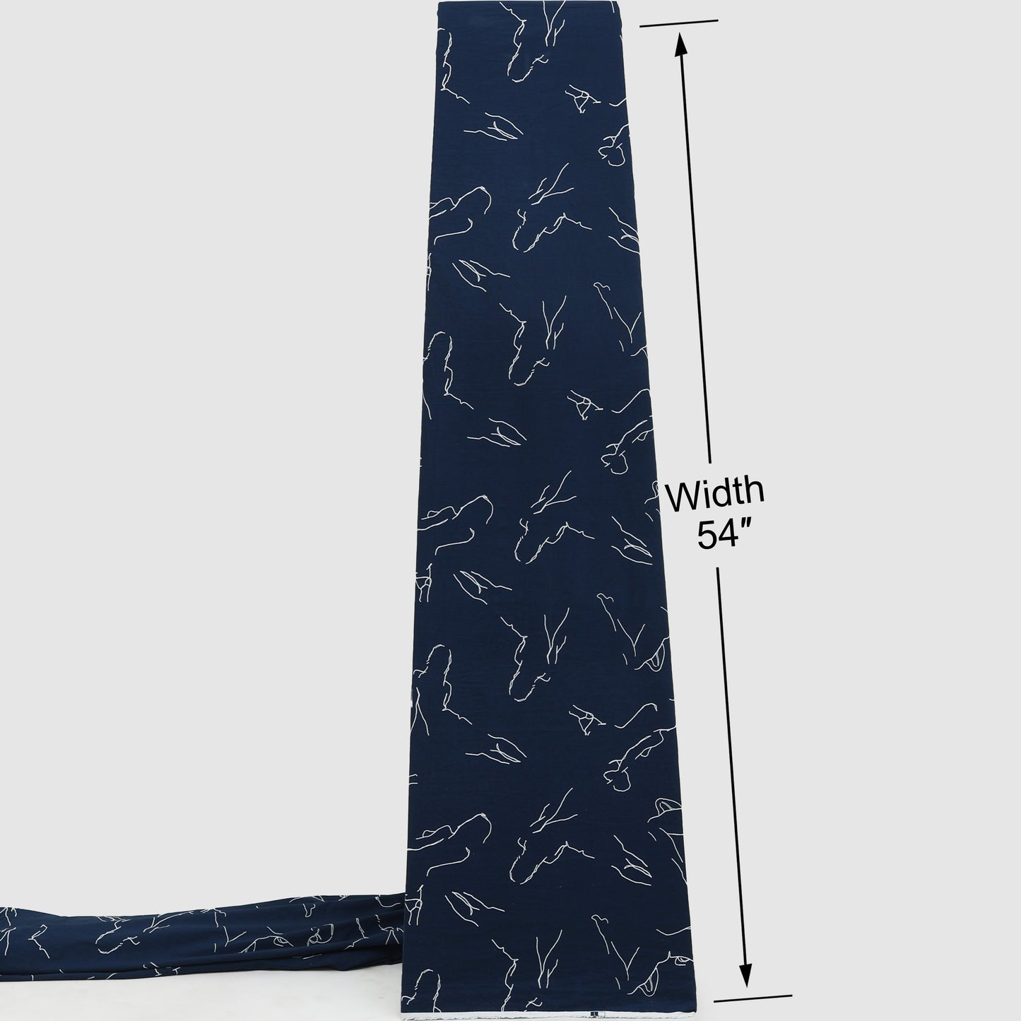 Denim Print Pattern Fabric