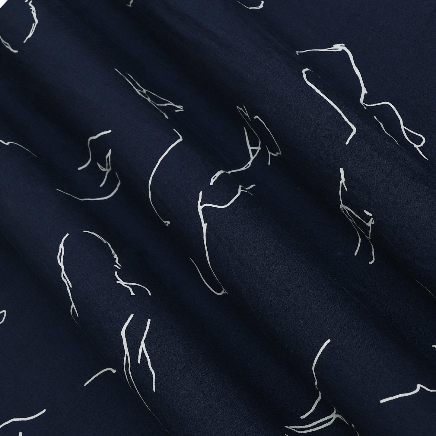 Denim Print Pattern Fabric