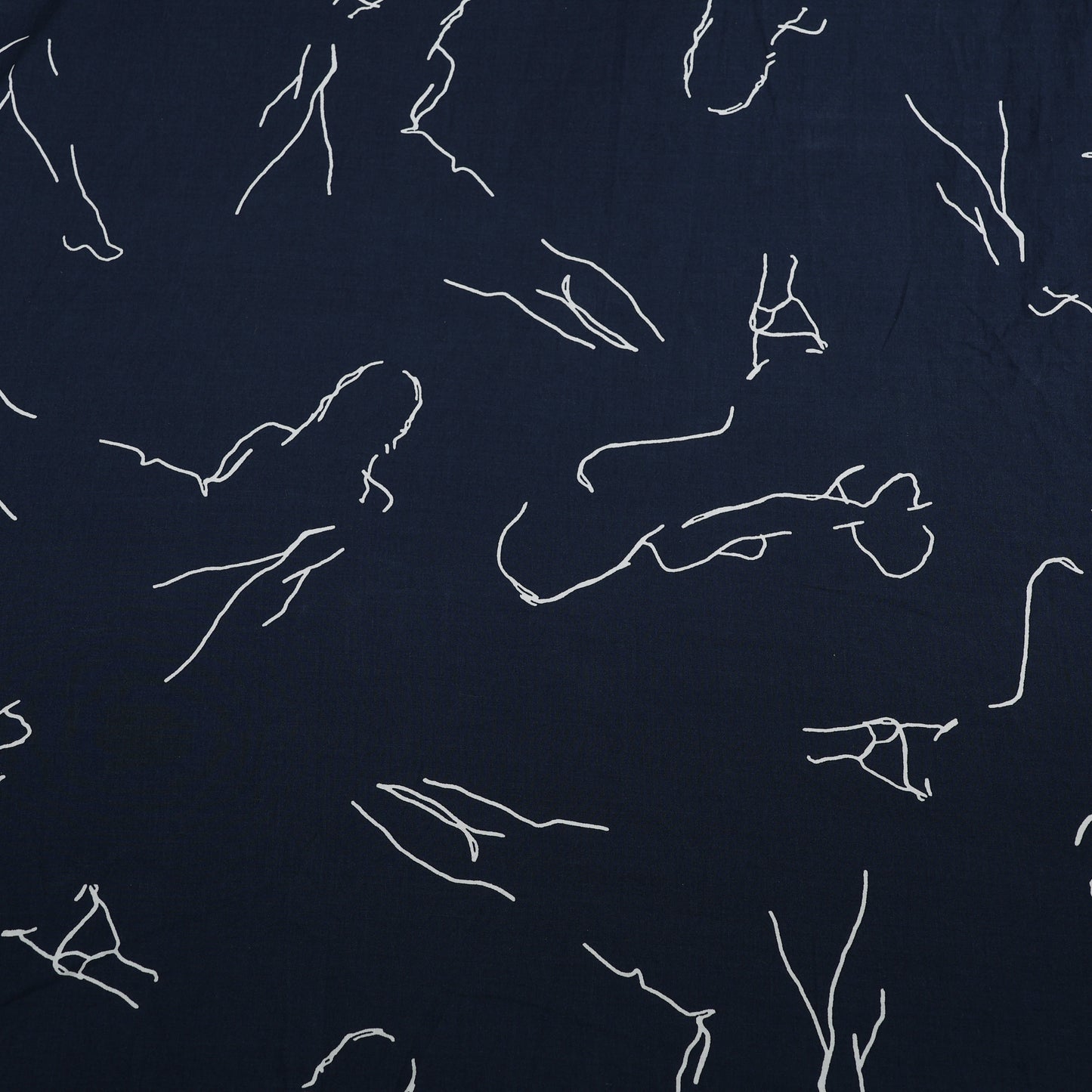 Denim Print Pattern Fabric