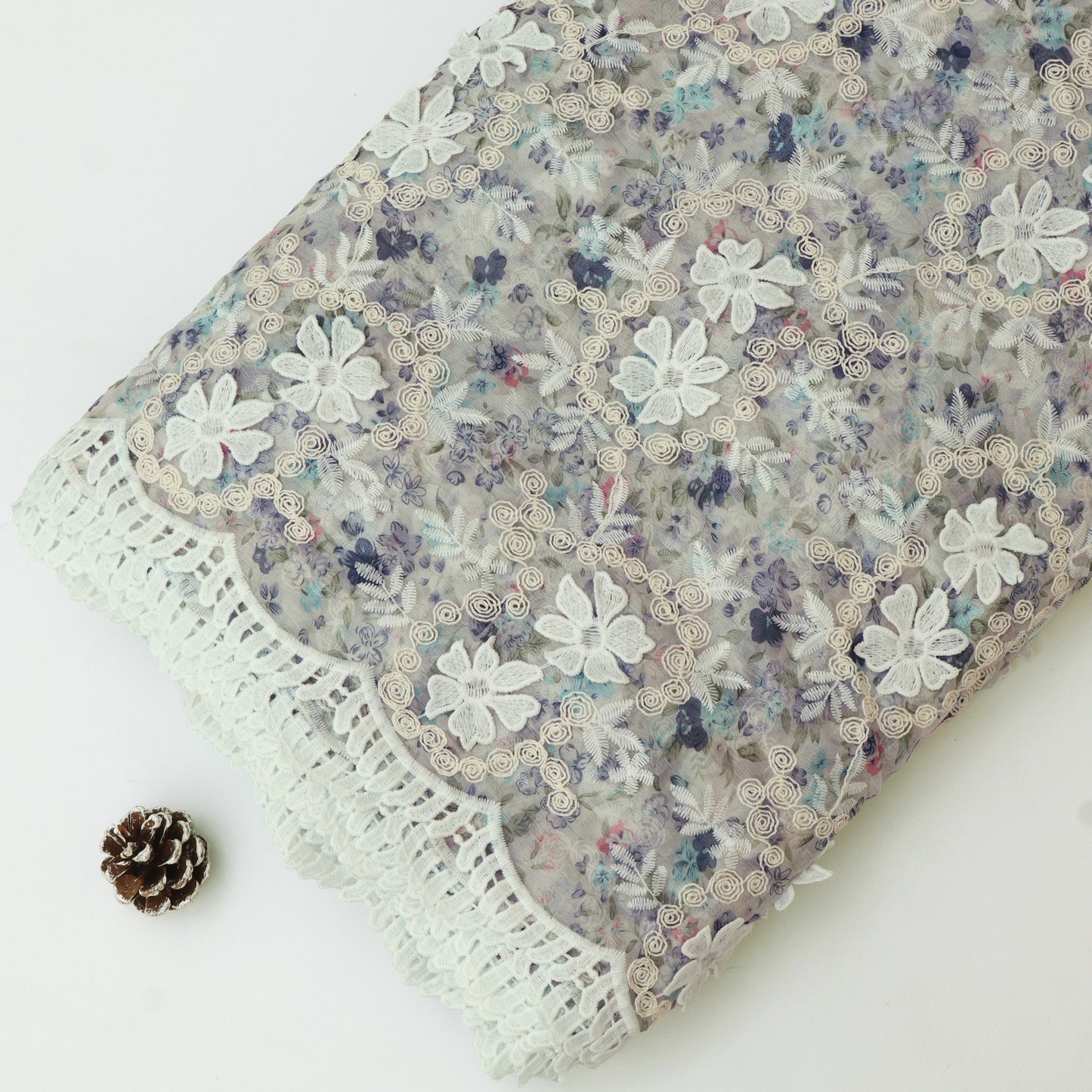 Chiffon Embroidery Fabric