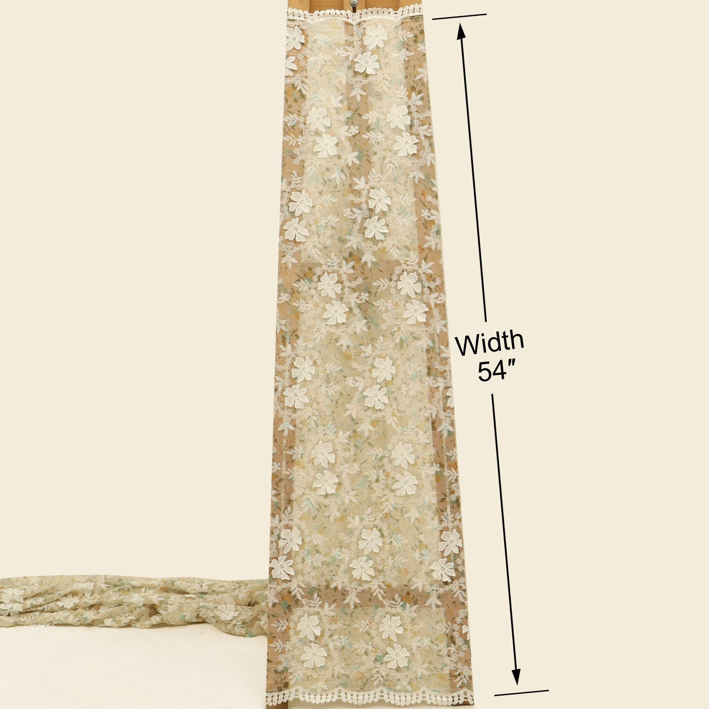 Chiffon Embroidery Fabric