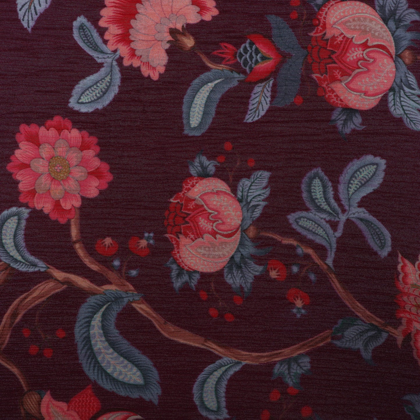 Multi-Color Chinon Crush Print Fabric