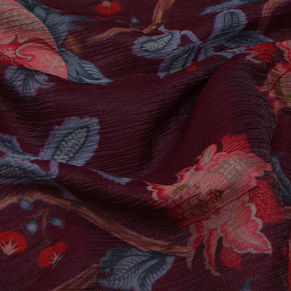 Multi-Color Chinon Crush Print Fabric