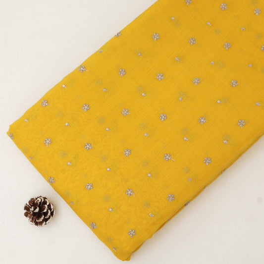 Chanderi Zari Boota Fabric
