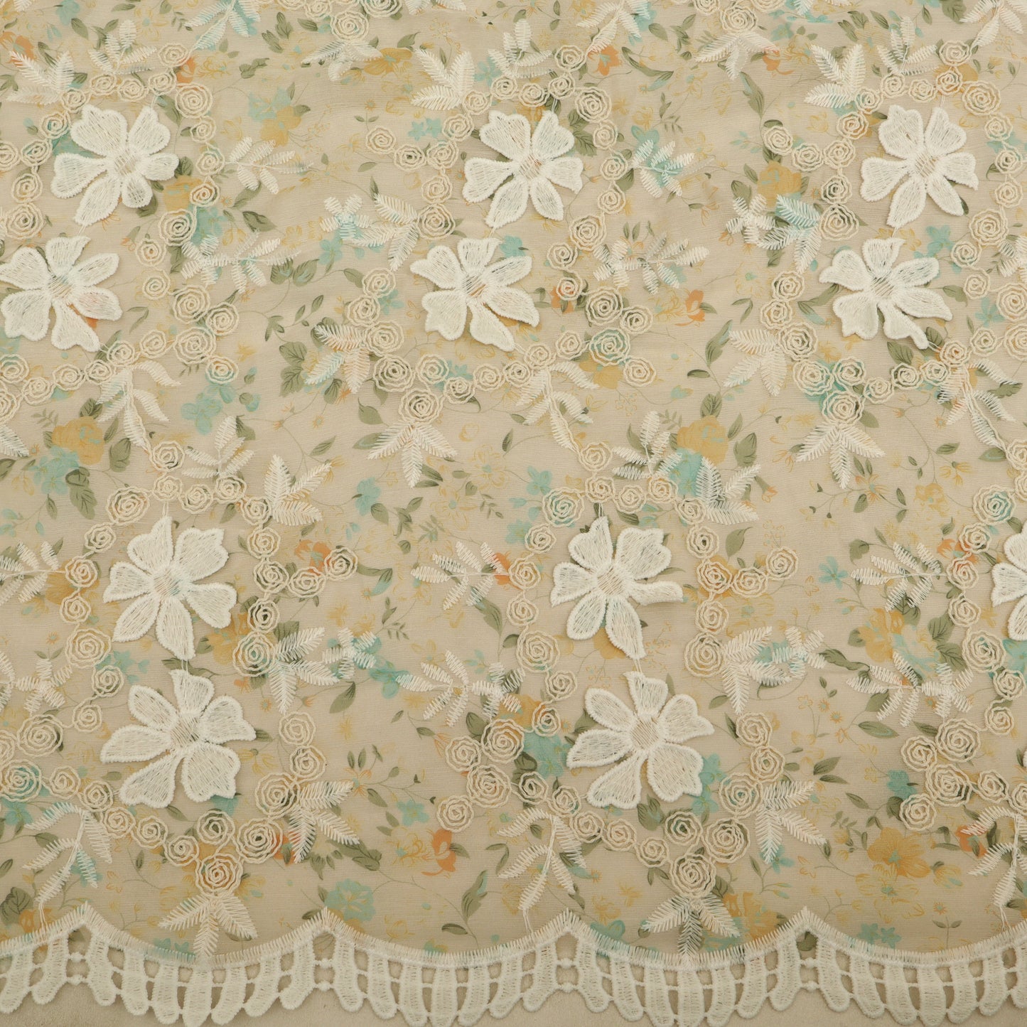 Chiffon Embroidery Fabric