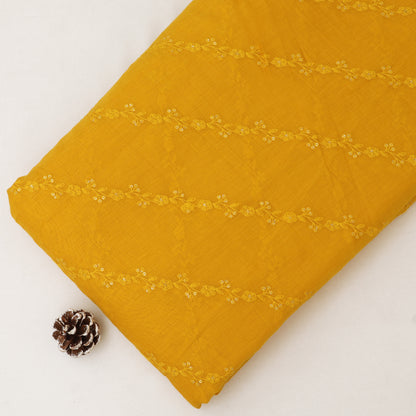 Chanderi Embroidery Fabric