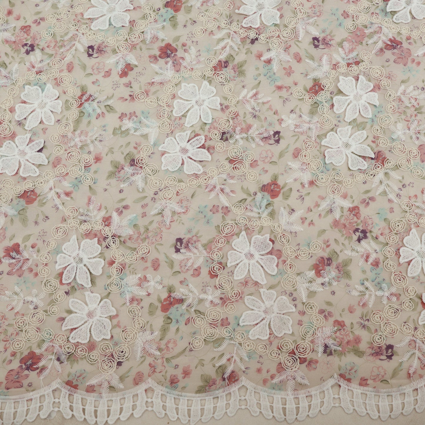 Chiffon Embroidery Fabric