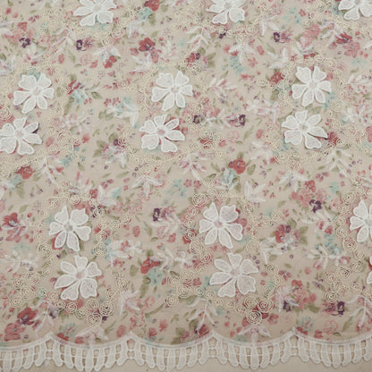 Chiffon Embroidery Fabric