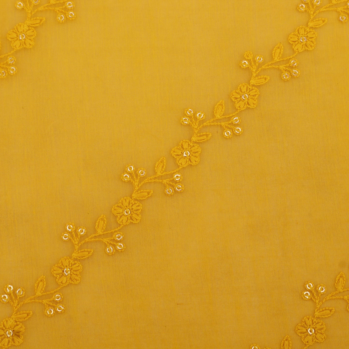 Chanderi Embroidery Fabric