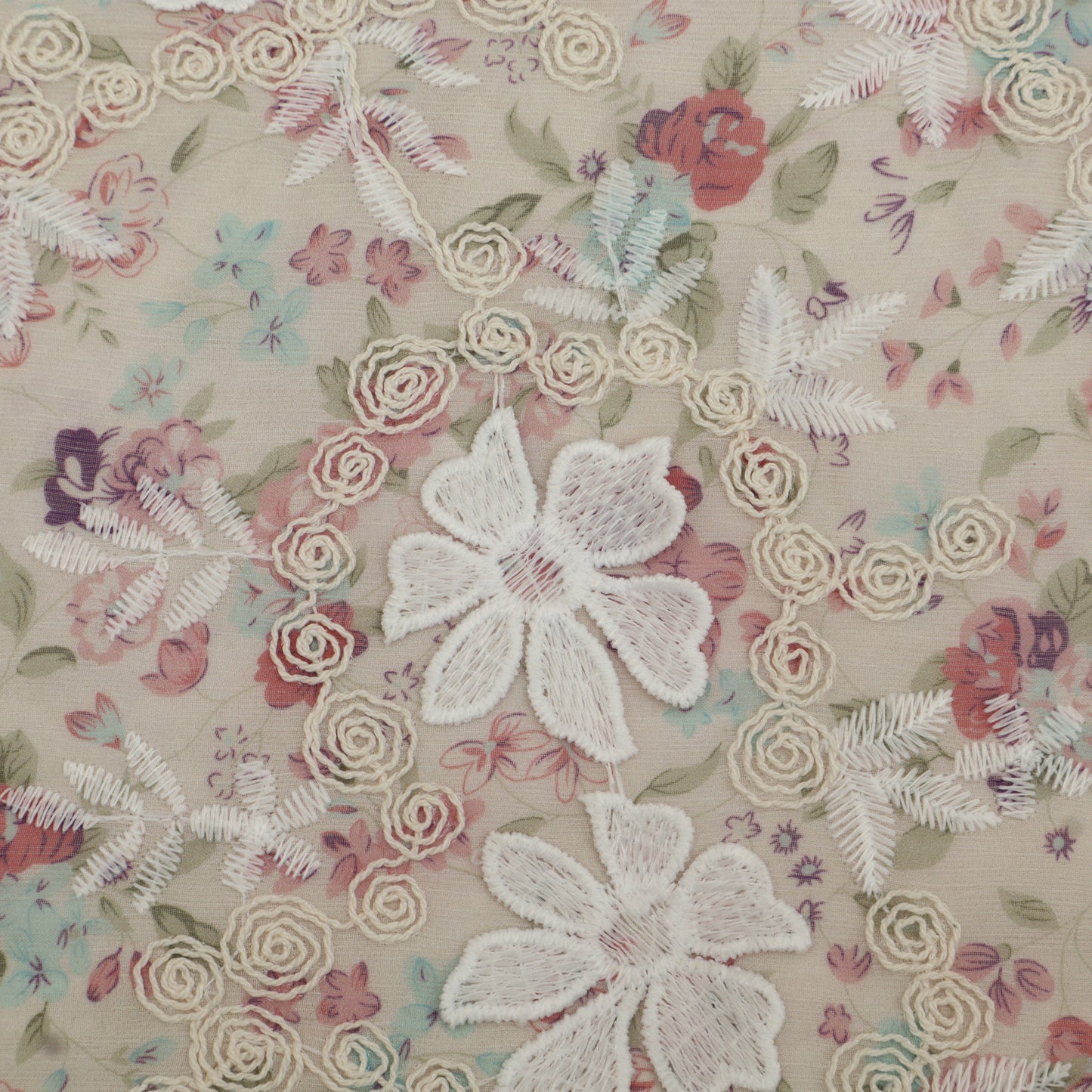 Chiffon Embroidery Fabric