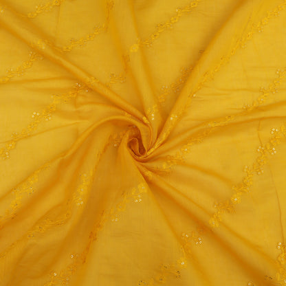 Chanderi Embroidery Fabric