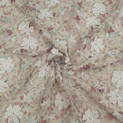 Chiffon Embroidery Fabric