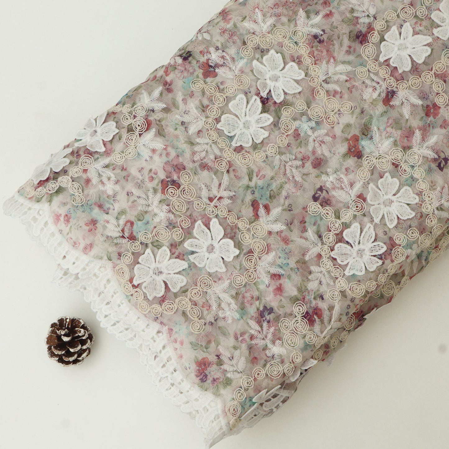 Chiffon Embroidery Fabric