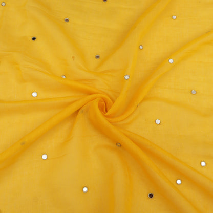 Chanderi Mirror Work  Fabric