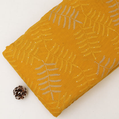 Chanderi Embroidery Fabric