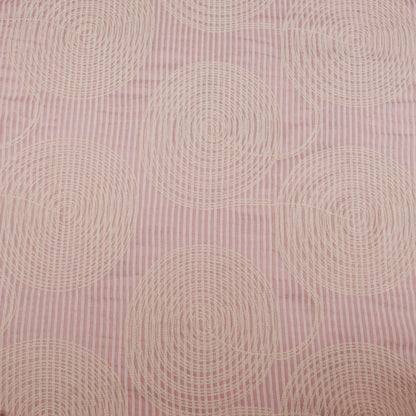 Chanderi  Stripe Embroidery Fabric