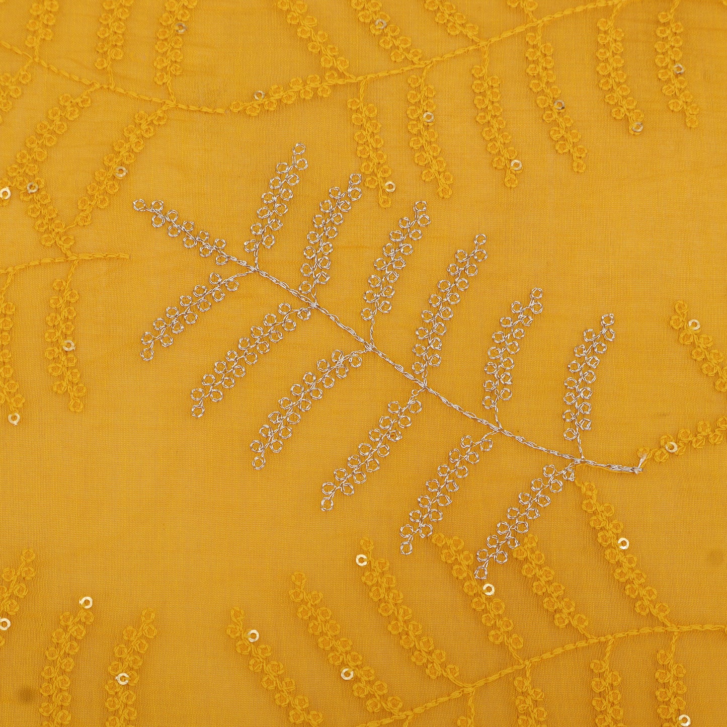 Chanderi Embroidery Fabric