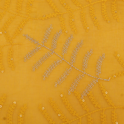 Chanderi Embroidery Fabric