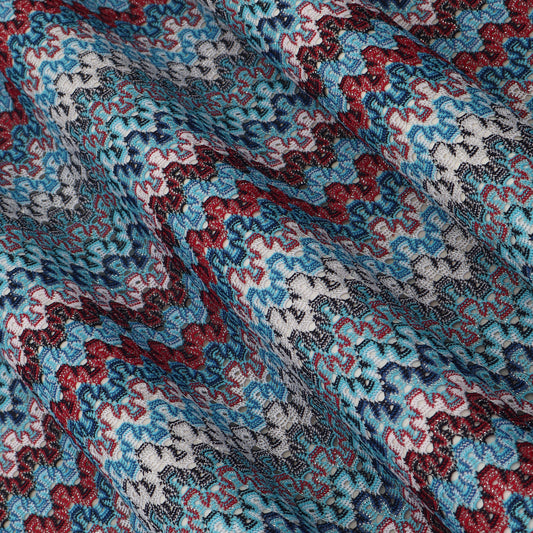 Zig Zag  Design Crosia Fabric