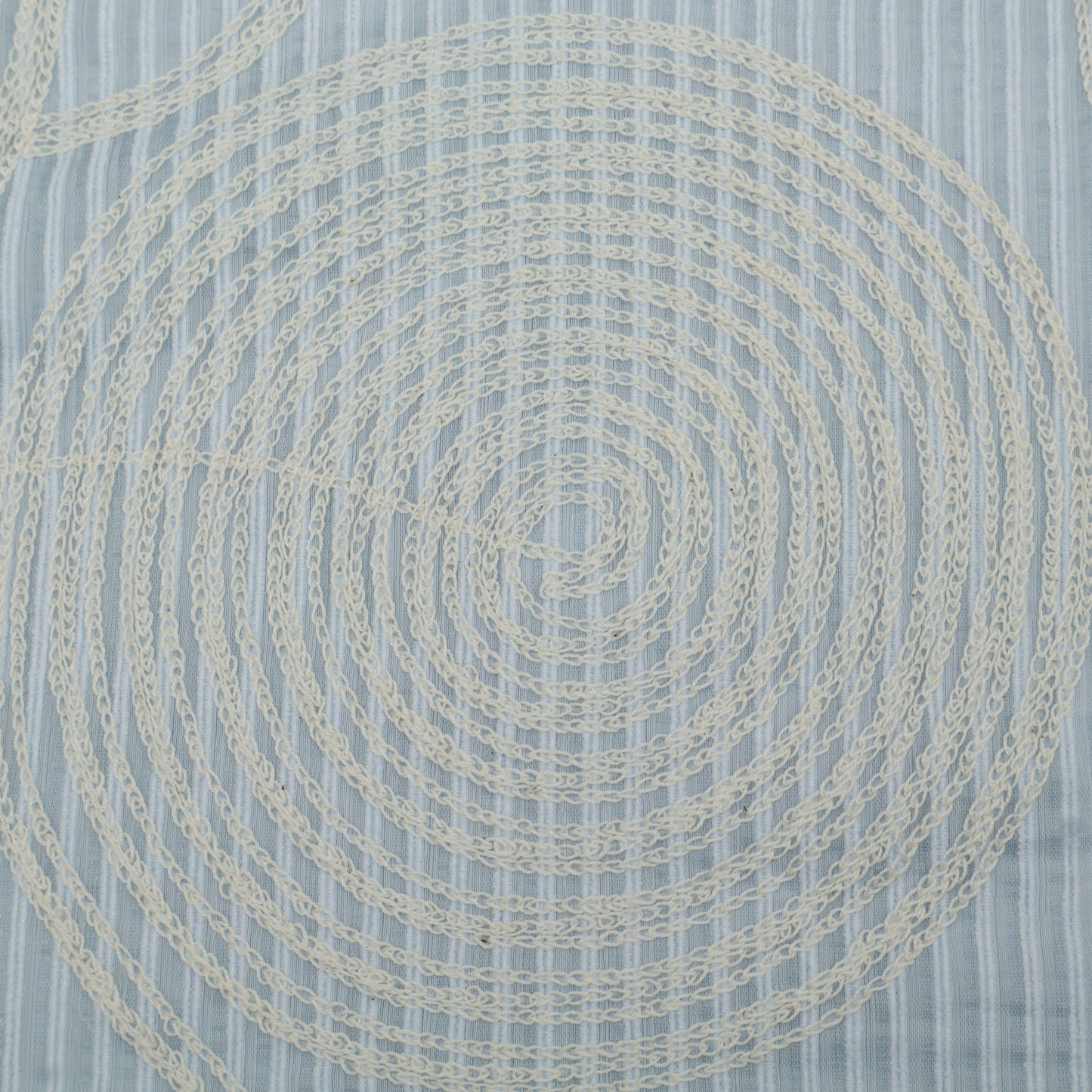 Chanderi  Stripe Embroidery Fabric