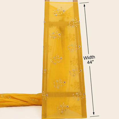 Chanderi Embroidery Fabric