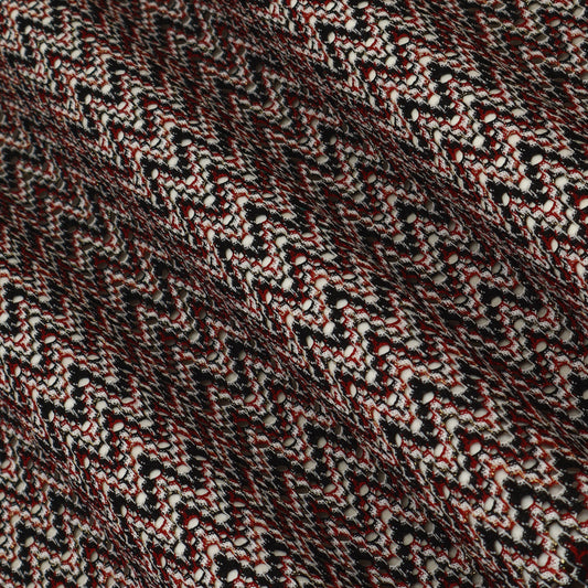 Zig Zag Pattern Crosia Fashion