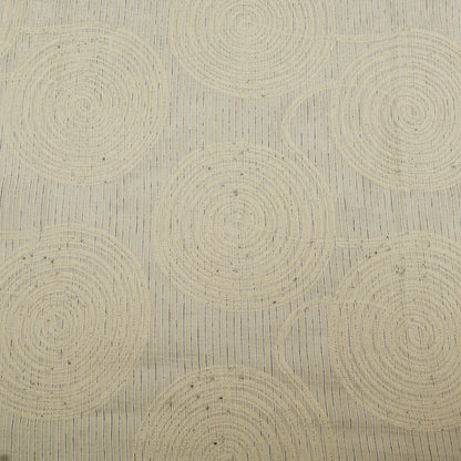 Chanderi  Stripe Embroidery Fabric