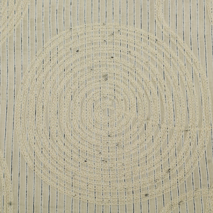 Chanderi  Stripe Embroidery Fabric