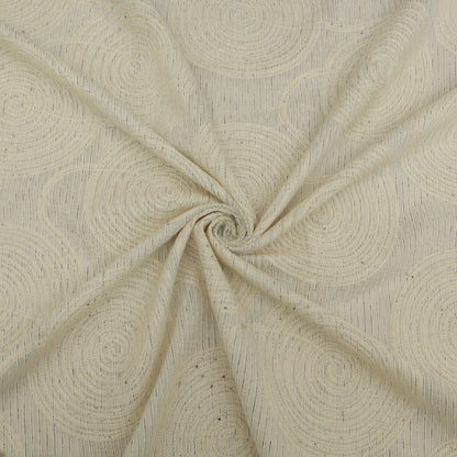 Chanderi  Stripe Embroidery Fabric