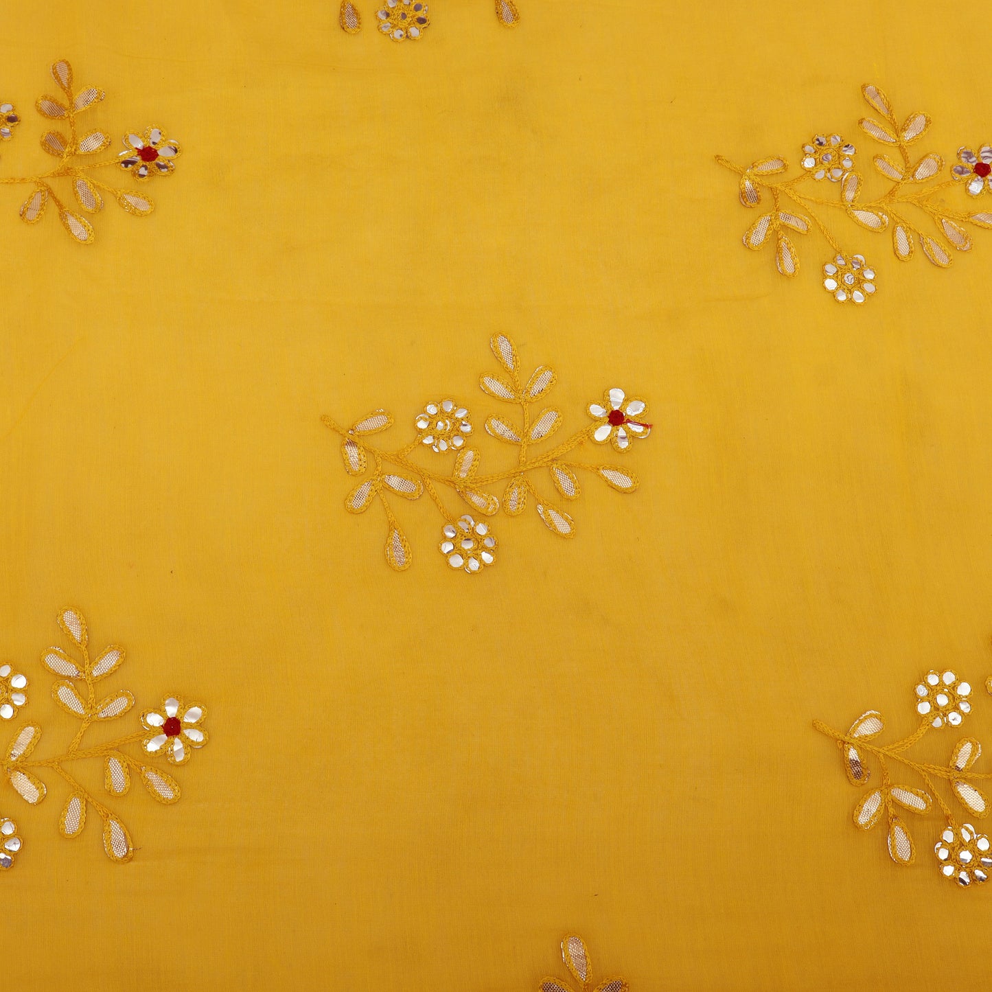 Chanderi Embroidery Fabric