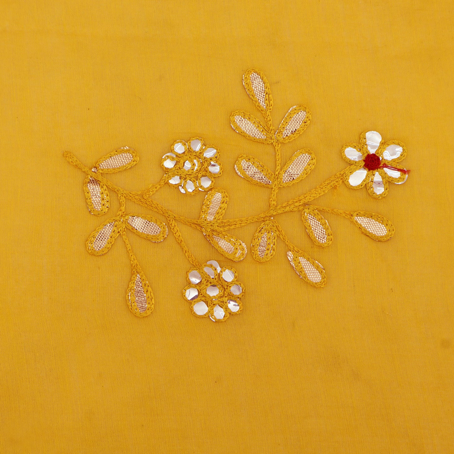Chanderi Embroidery Fabric