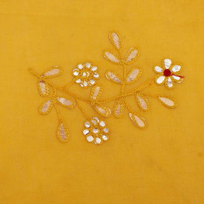Chanderi Embroidery Fabric