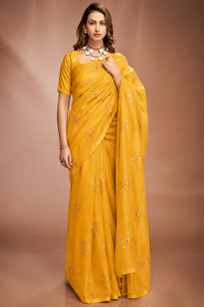Chanderi Embroidery Fabric