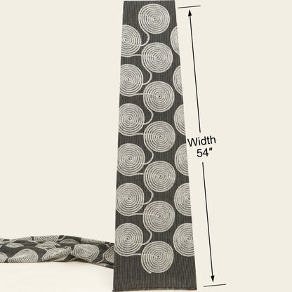 Chanderi  Stripe Embroidery Fabric